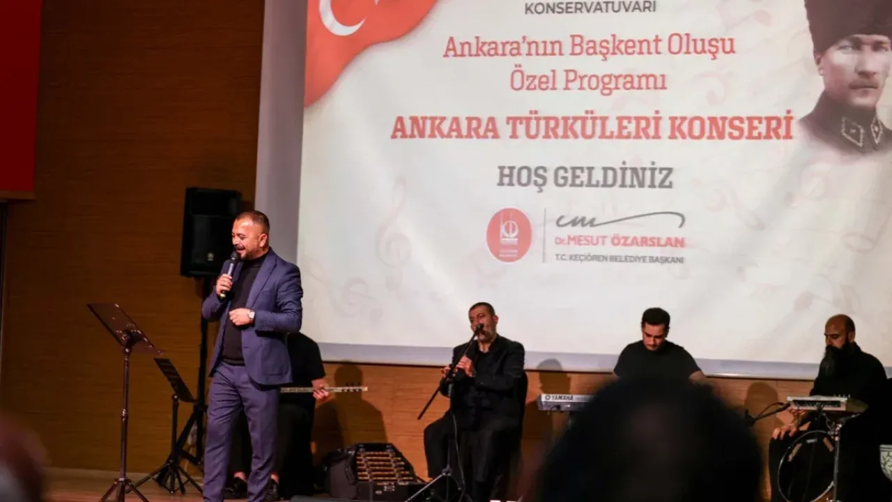 Ankara’nın başkent oluşu türkülerle kutlandı