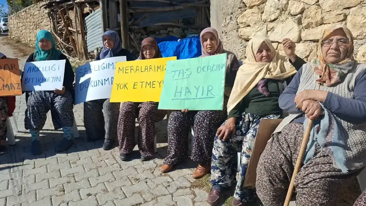 Beypazarı Doğanyurt’ta taş ocağına karşı tepki: Köylüler