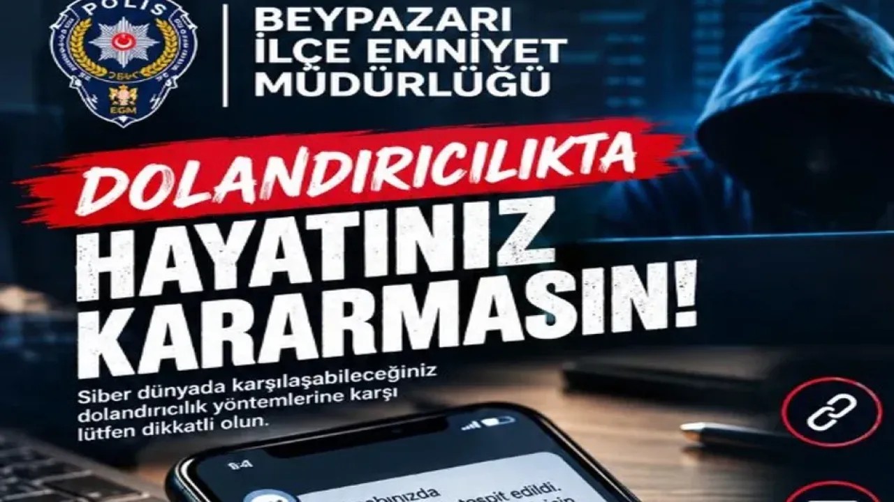 Beypazarı'nda 117 dolandırıcılık olayı yaşandı, emniyet müdür