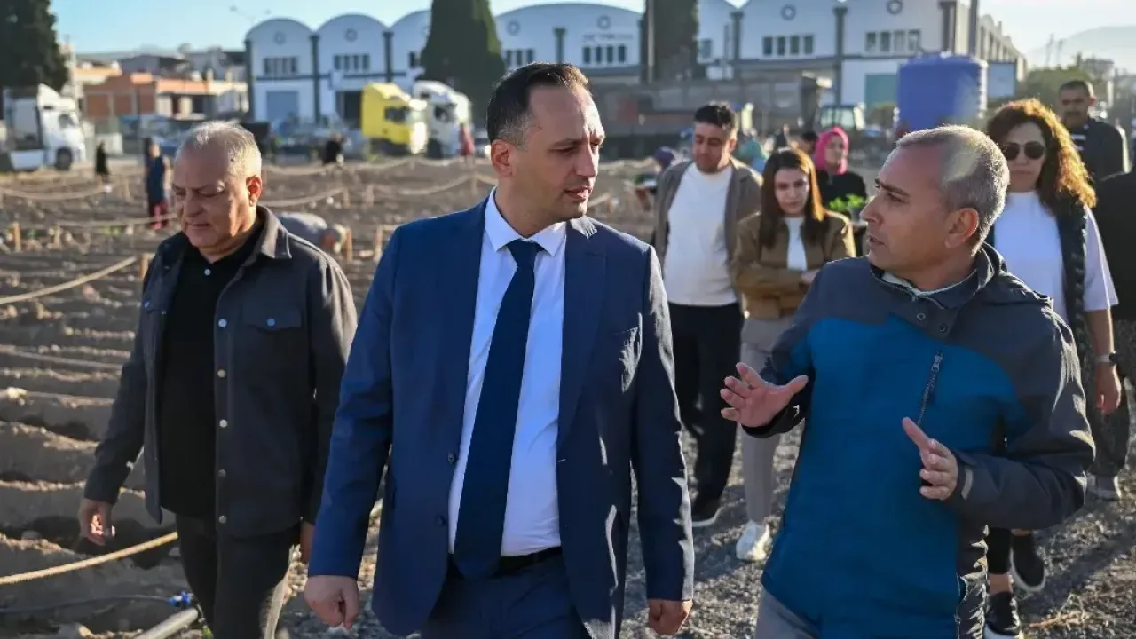 Bornova'da yağmur suyuyla tarımsal üretim başladı
