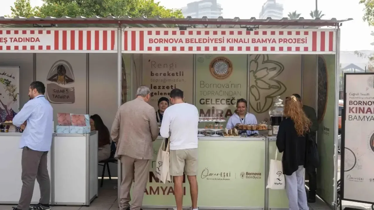 Bornova Kınalı Bamyası İzmir GastroFest'te tanıtıldı