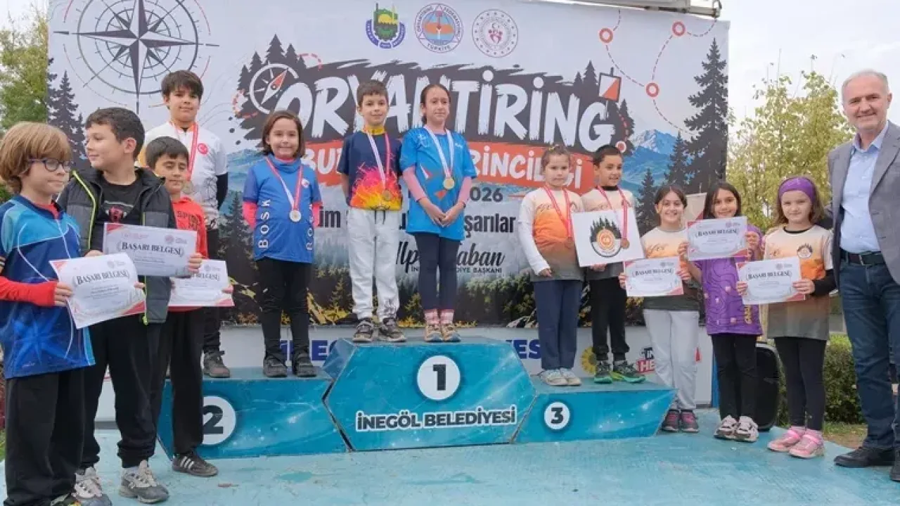 Bursa İnegöl'de oryantiring heyecanı