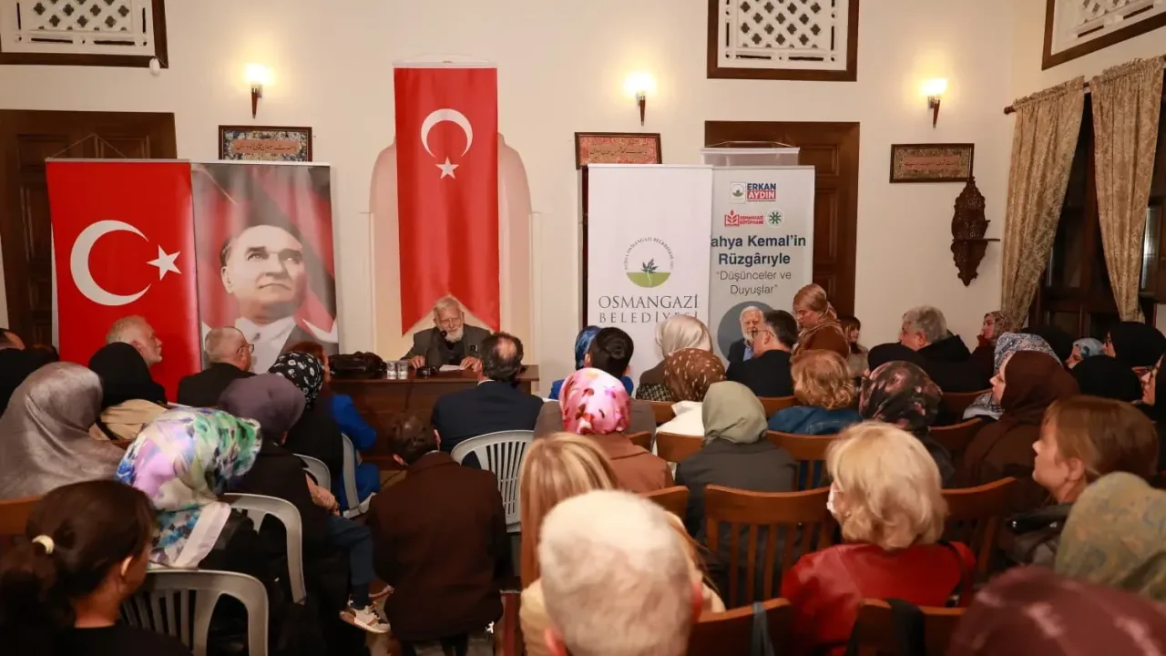 Bursa Osmangazi'de Sadettin Ökten’den Yahya Kemal’in fikir