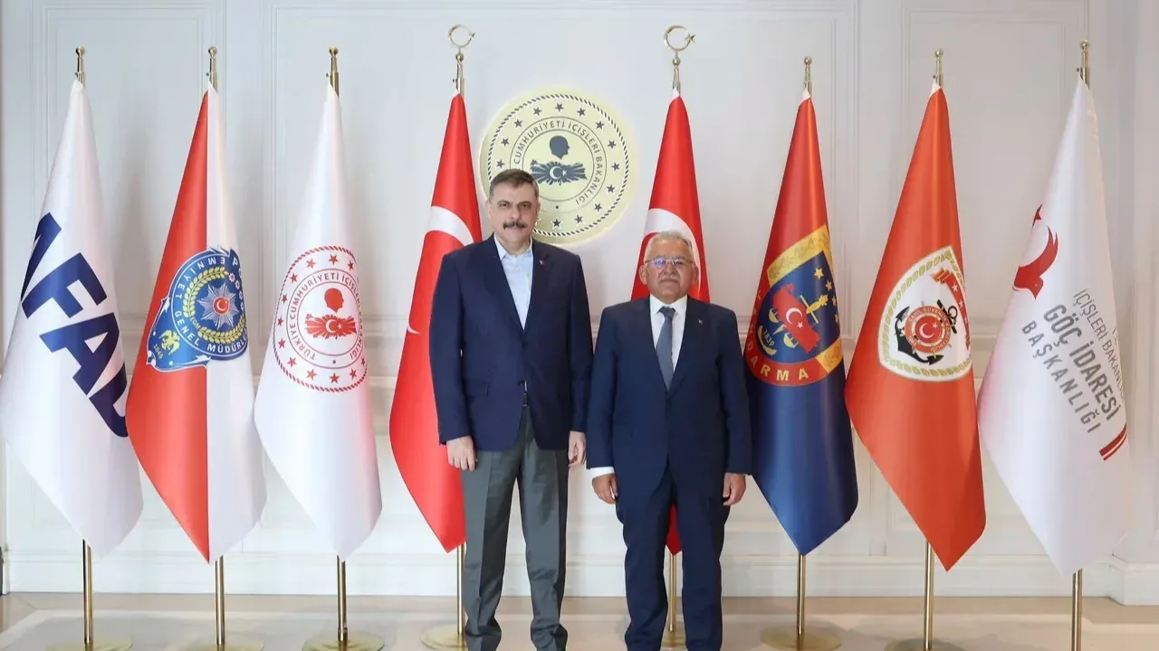Büyükkılıç, Ankara'da Bakan Çiftçi'yi ziyaret etti