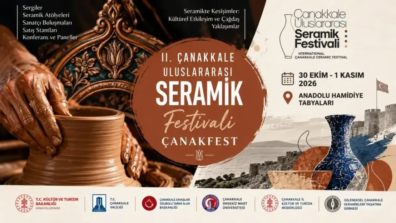 ÇANAKFEST, seramik sanatının önemli isimlerini Çanakkale’de