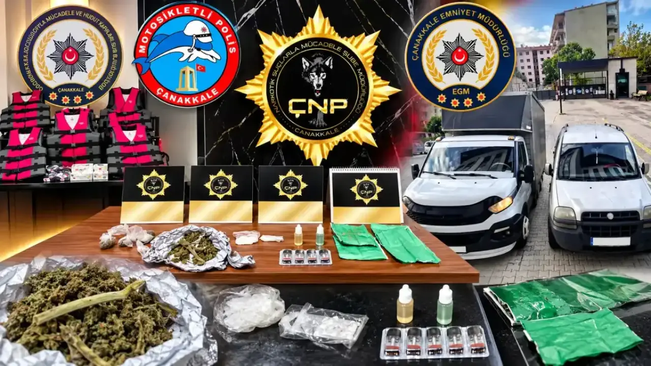 Çanakkale'de huzur operasyonu: 26 aranan şahıs yakalandı, 10