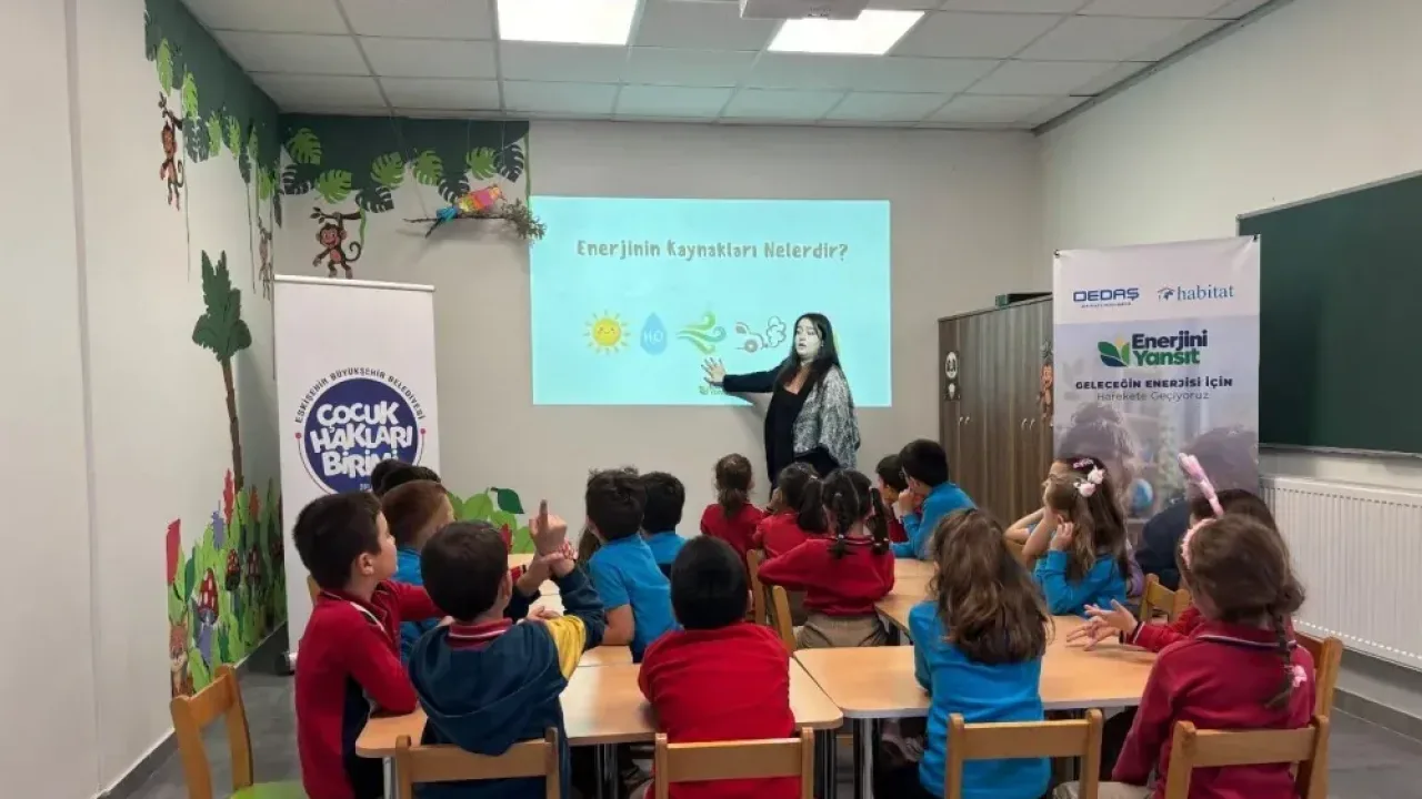 Çocuklara enerji tasarrufu ve verimliliği eğitimi