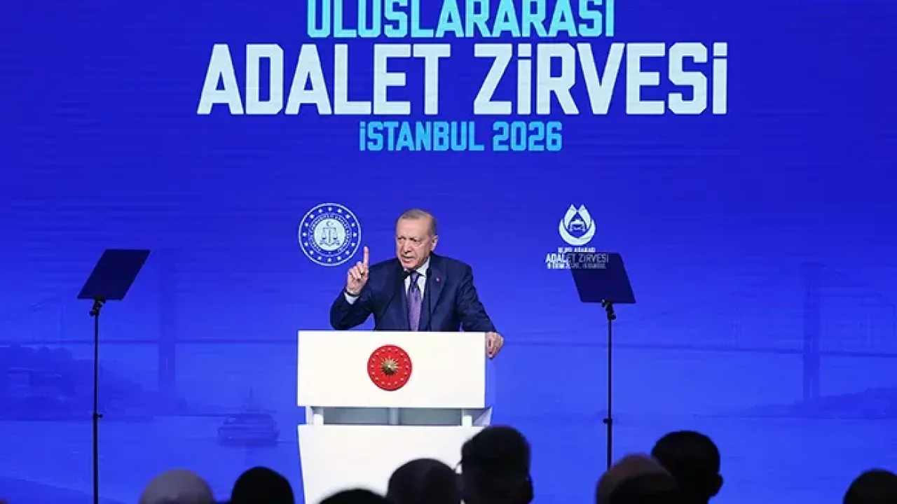 Cumhurbaşkanı Erdoğan'dan uluslararası zirvede 'adil dünya'