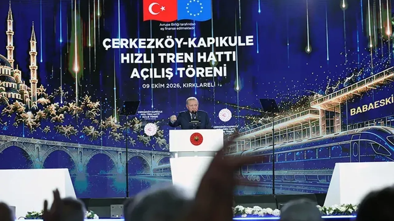 Cumhurbaşkanı Erdoğan: Halkalı–Kapıkule hattı Avrupa’ya açılan