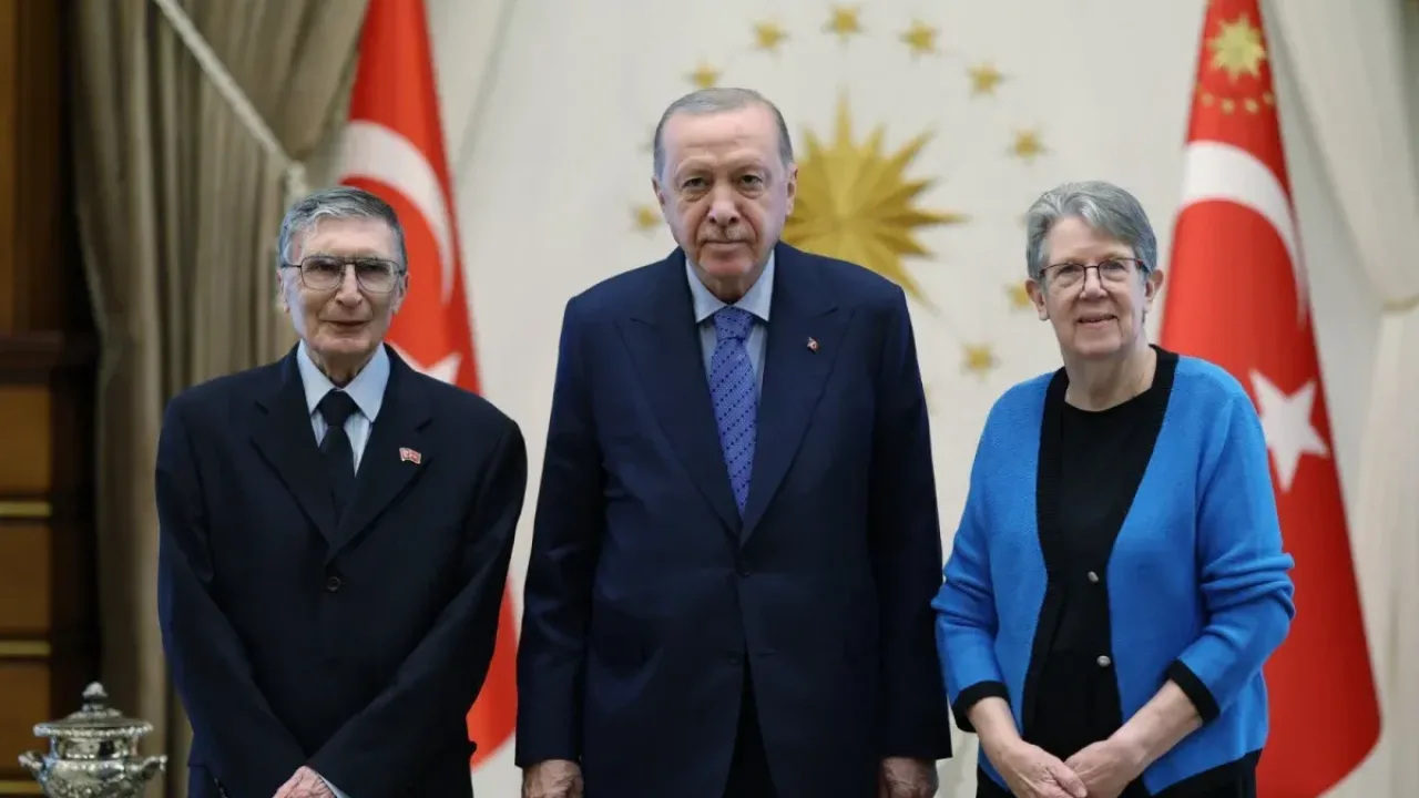 Cumhurbaşkanı Erdoğan, Nobel ödüllü Aziz Sancar ile görüştü