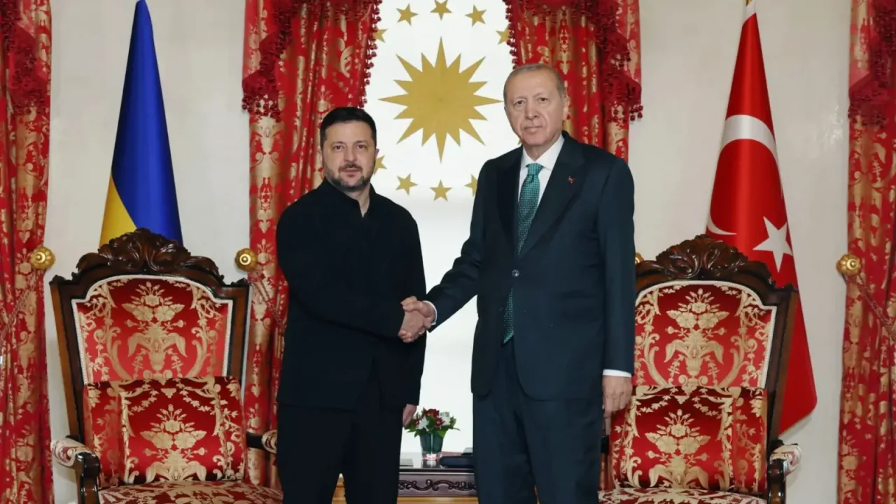 Cumhurbaşkanı Erdoğan, Ukrayna Devlet Başkanı Zelenskiy ile