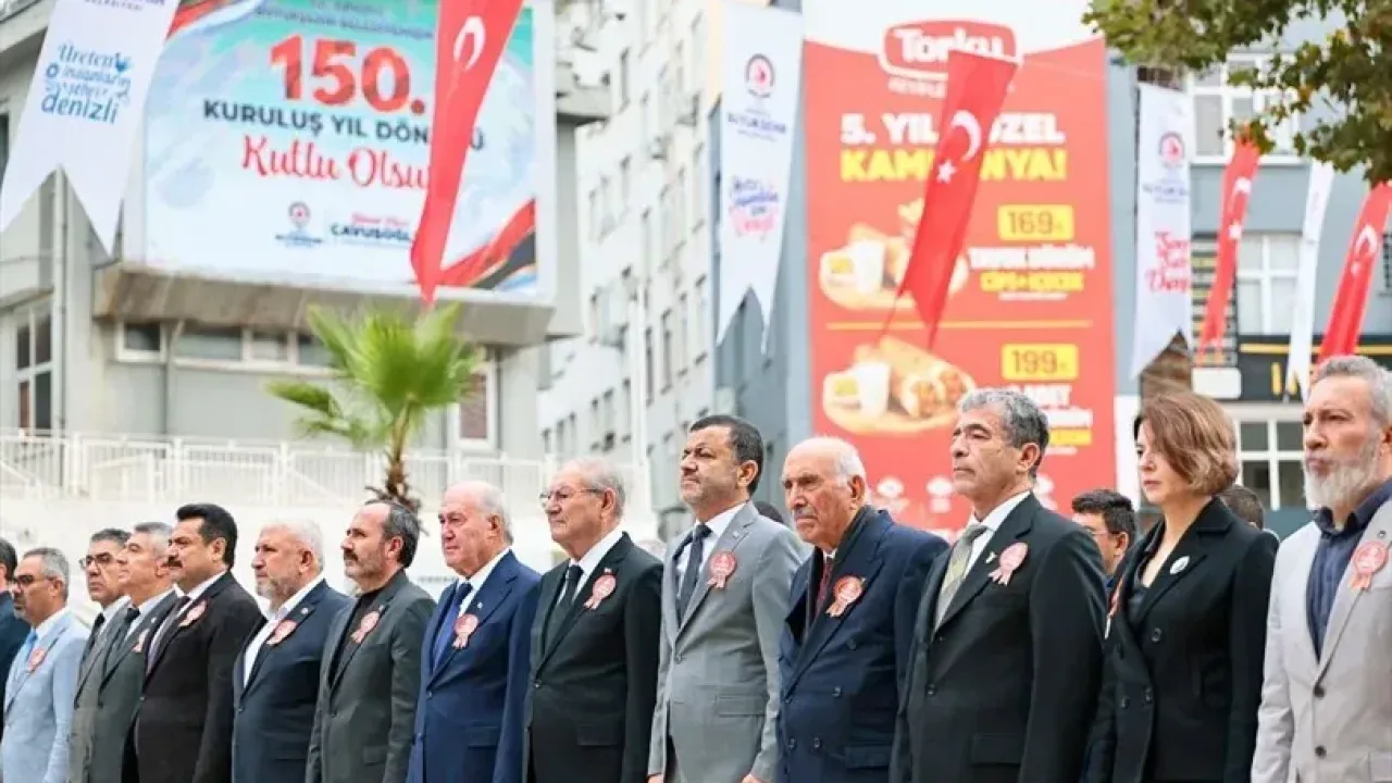Denizli Belediyesinin 150 yıllık tarihi törenle kutlandı