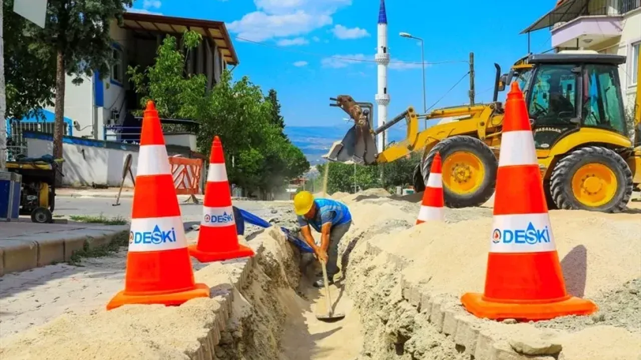 Denizli Honaz’da asbestli borular yenileniyor