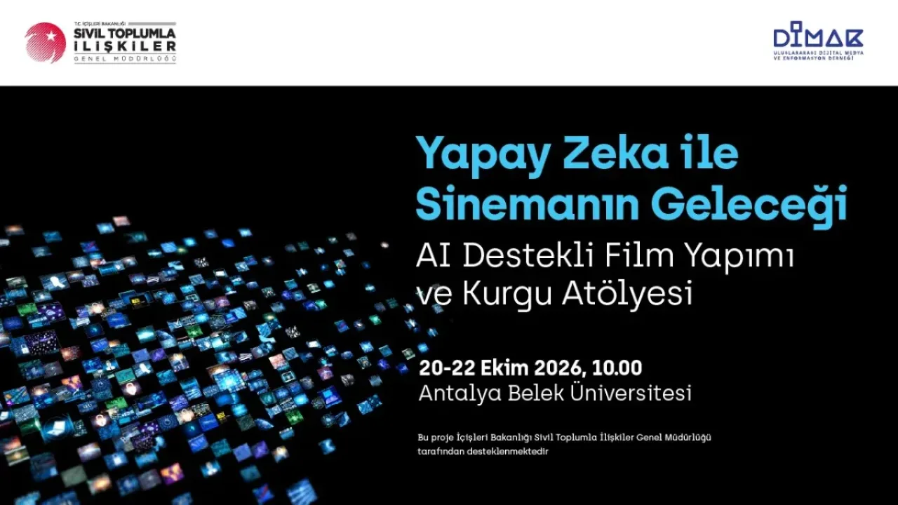 DİMAK iş birliğiyle yapay zekâ destekli film yapımı ve kurgu