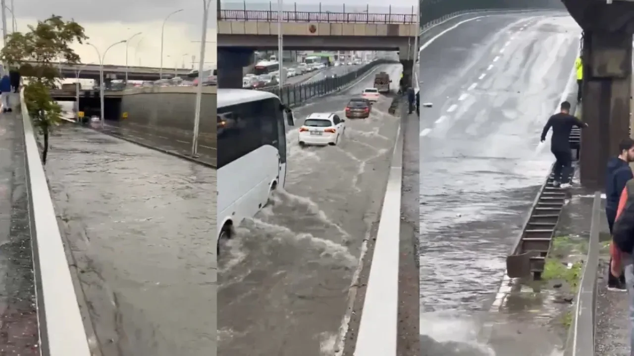 Diyarbakır’da sağanak ulaşımı felç etti: Alt geçitler ve iş