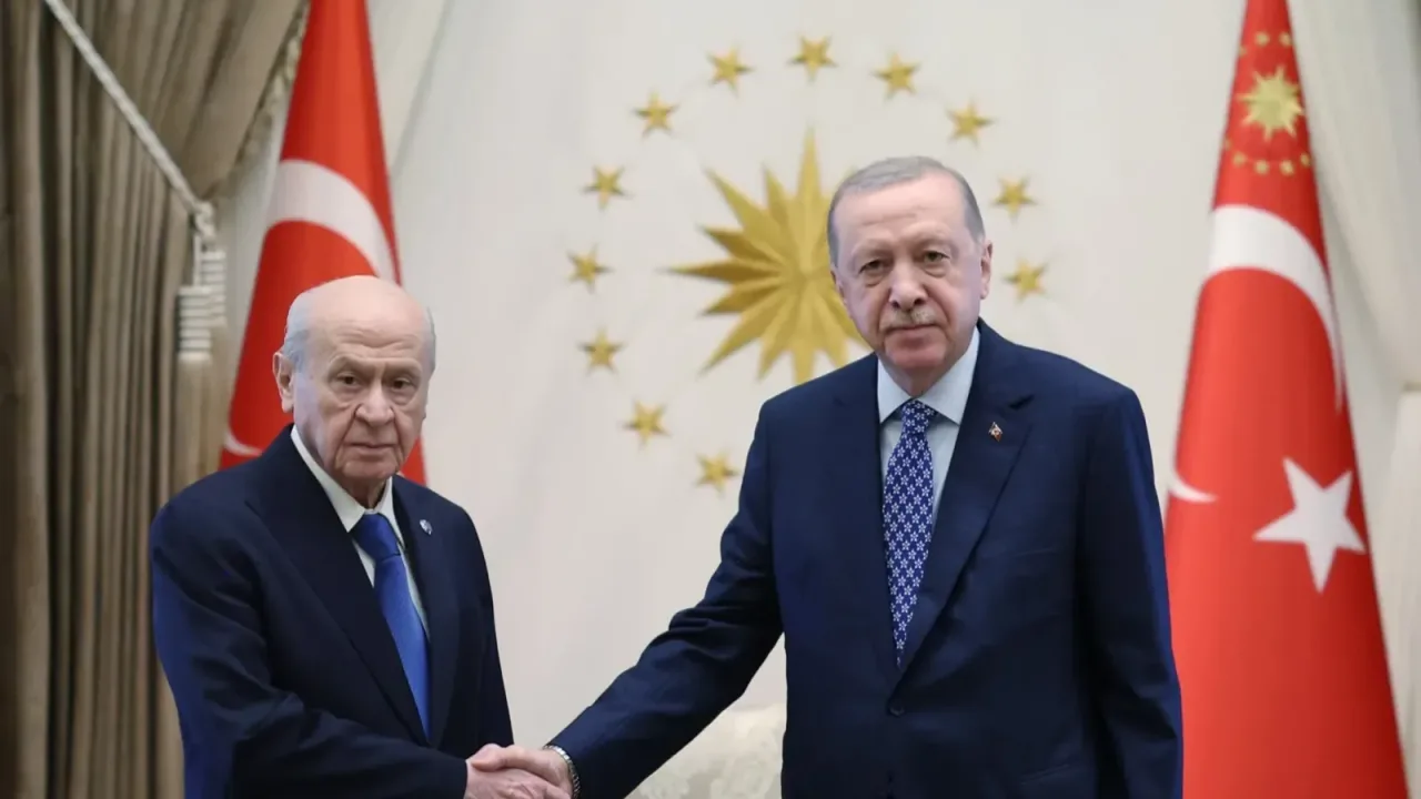 Erdoğan, Bahçeli’yi Külliye'de kabul etti