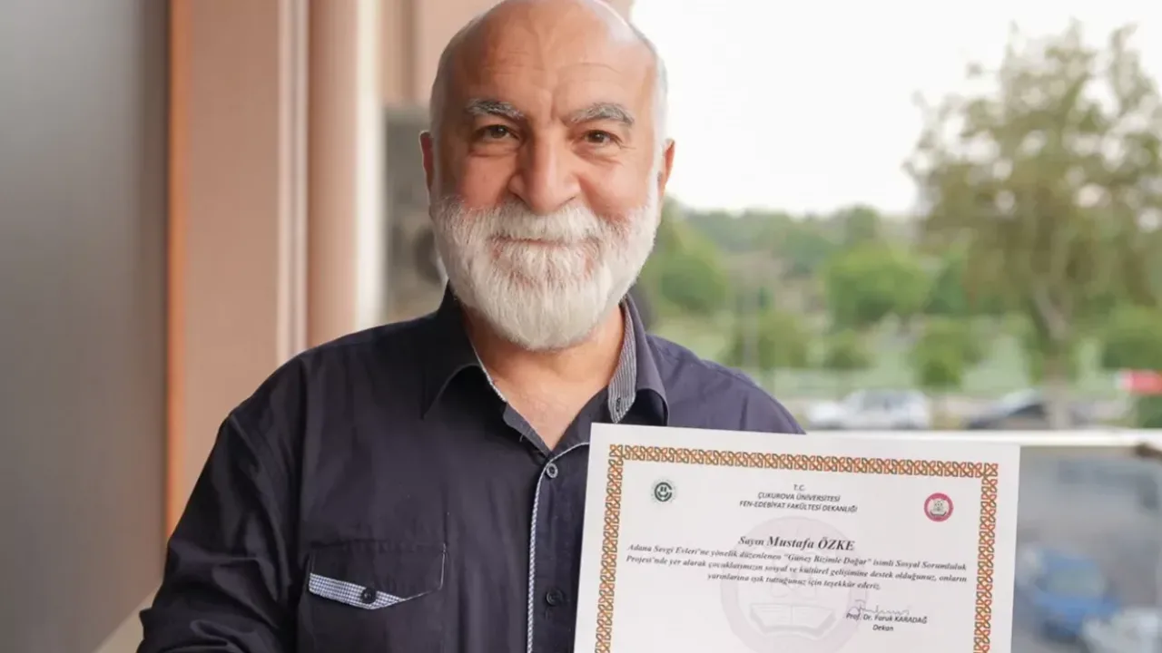 Gazeteci Özke, Adana Sevgi Evleri’ne konuk oldu
