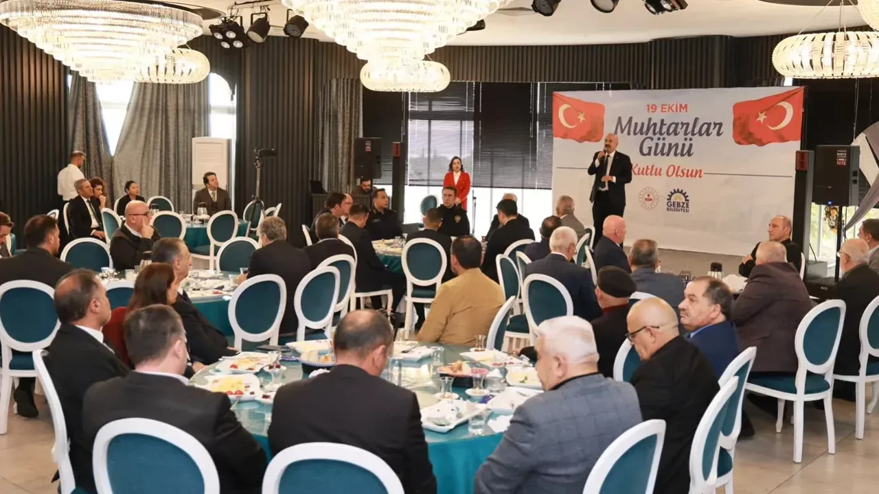 Gebze’de Muhtarlar Günü buluşması