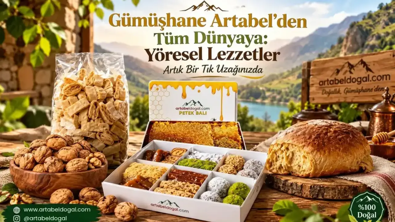 Gümüşhane'nin yöresel ürünleri dijital pazarda