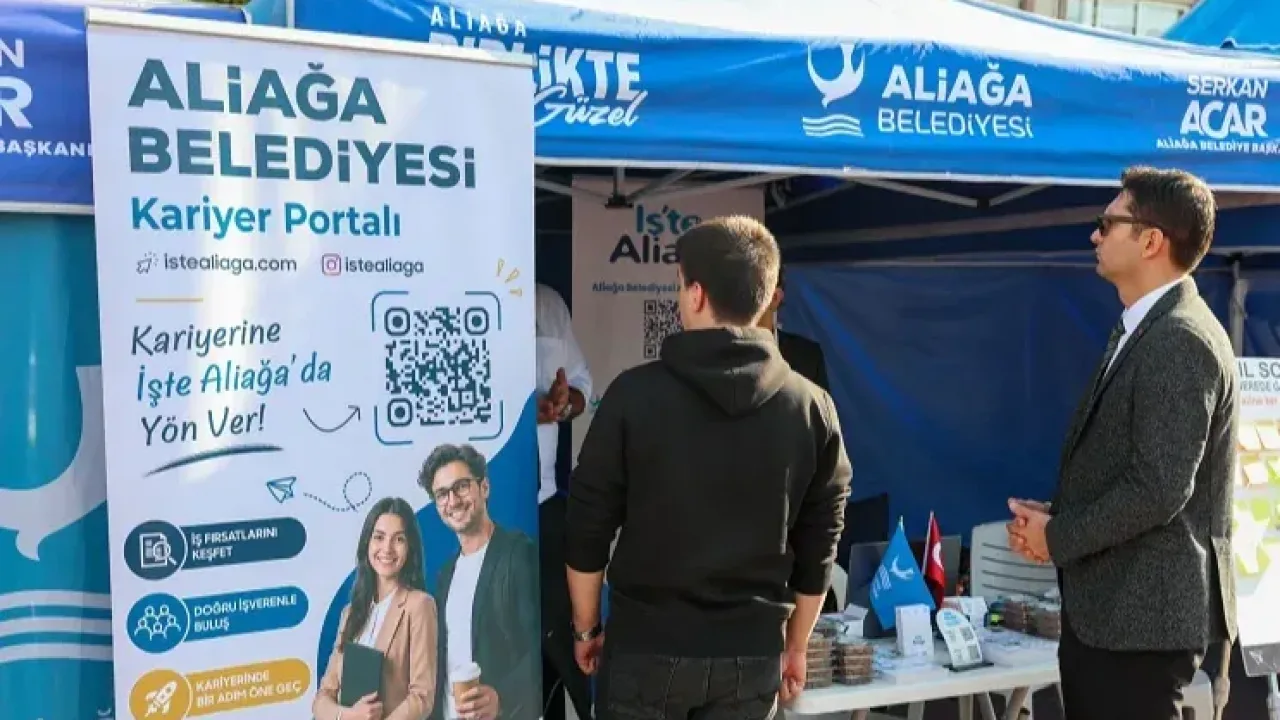 İzmir Aliağa'da KariyerİZM ve İş Fuarı düzenlendi