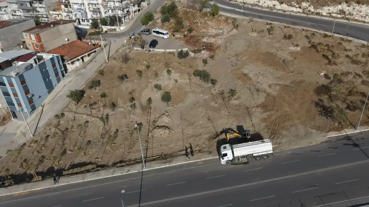 İzmir Buca’da 5 dönümlük alanda yeşil dönüşüm
