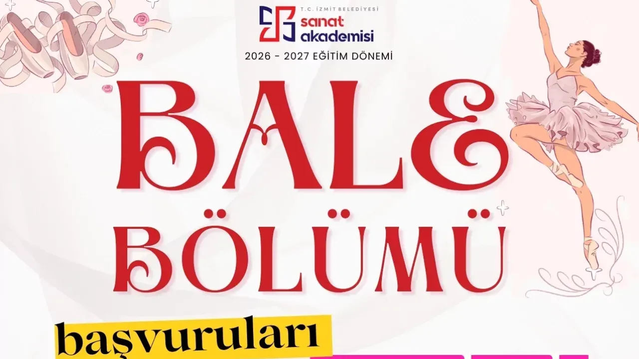 İzmit Belediyesi bale bölümü başvuru sonuçları belli oldu