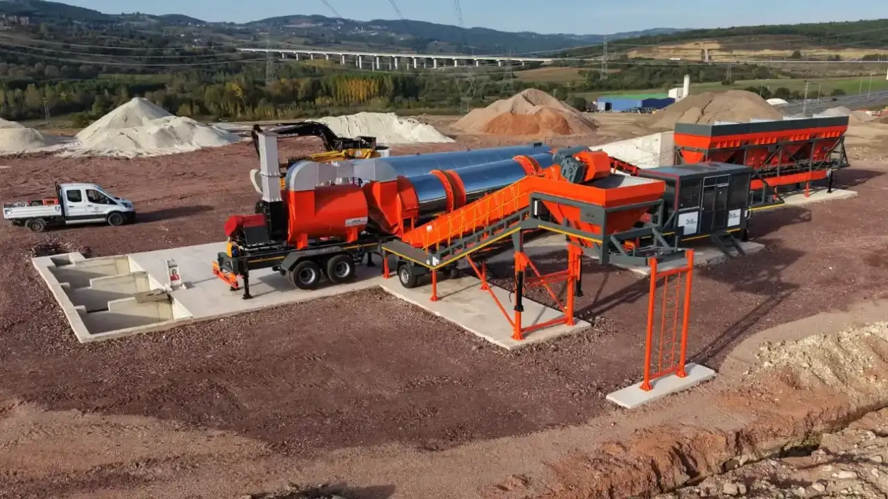 İzmit Belediyesi'nin asfalt plent tesisinde son rötuşlar