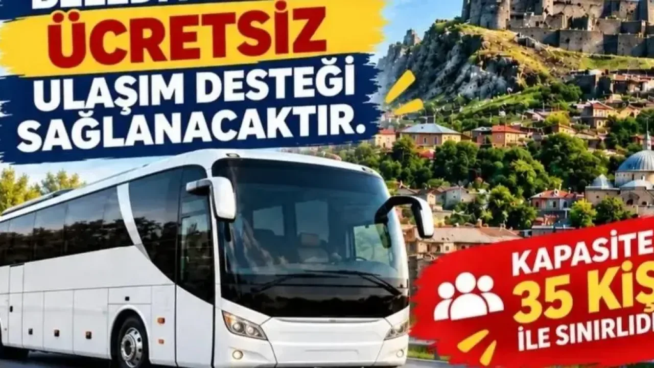 Kağızman Belediyesinden KPSS adaylarına ücretsiz ulaşım desteği