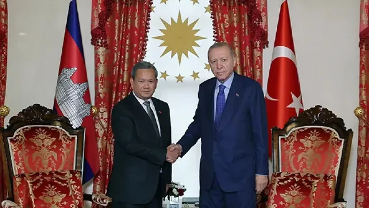 Kamboçya Başbakanı Dolmabahçe’de