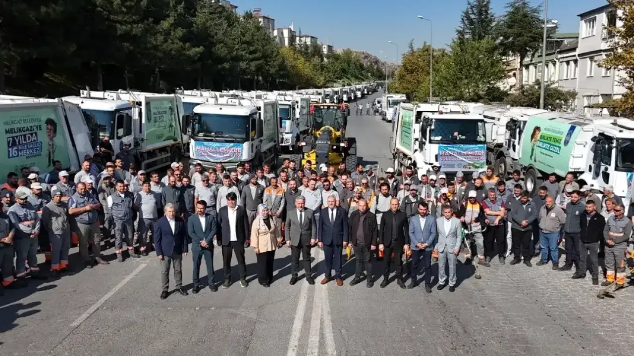 Kayseri Melikgazi'den geniş kapsamlı temizlik
