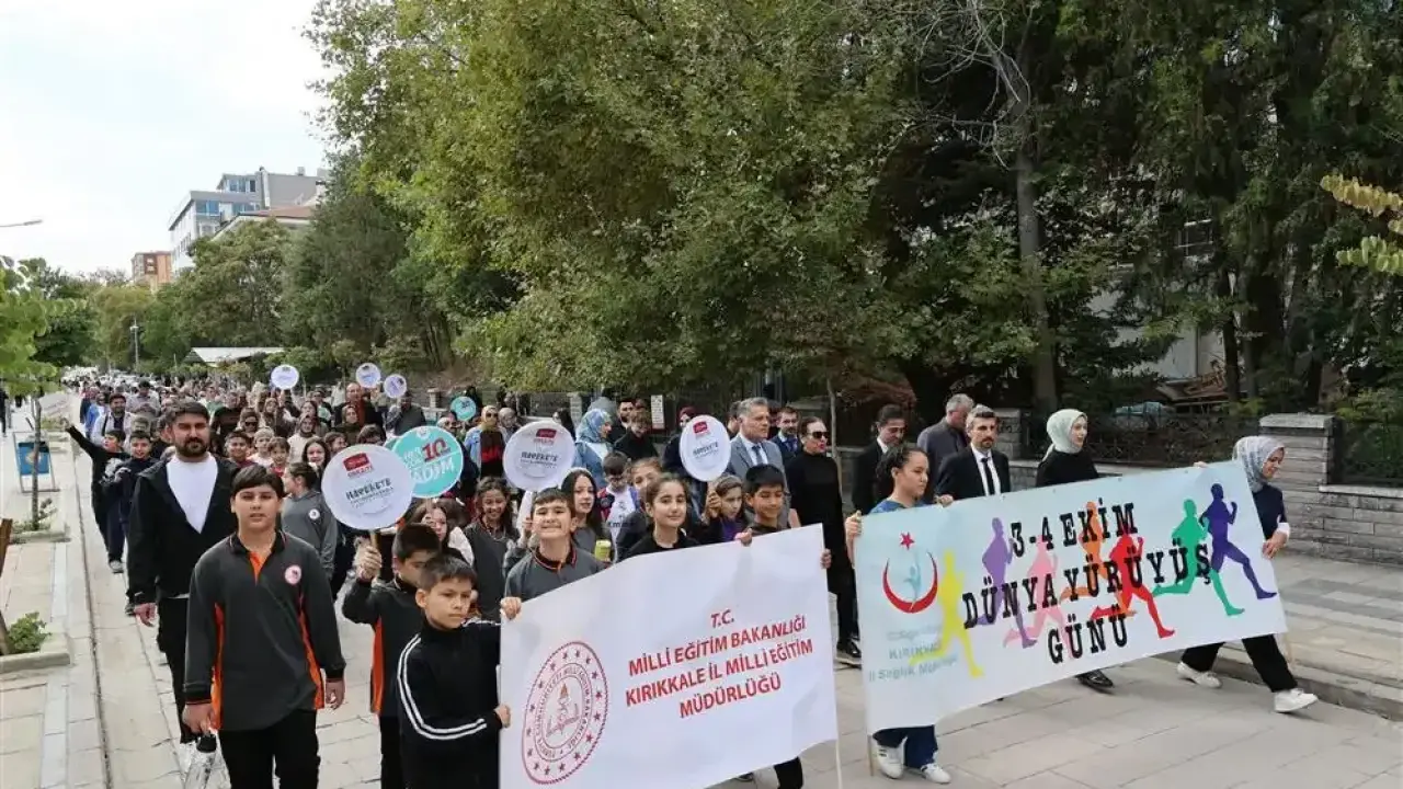 Kırıkkale sağlık için yürüdü