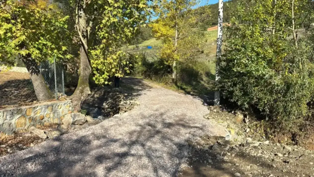 Kocaeli'de selin kapattığı köy yolu ulaşıma açıldı