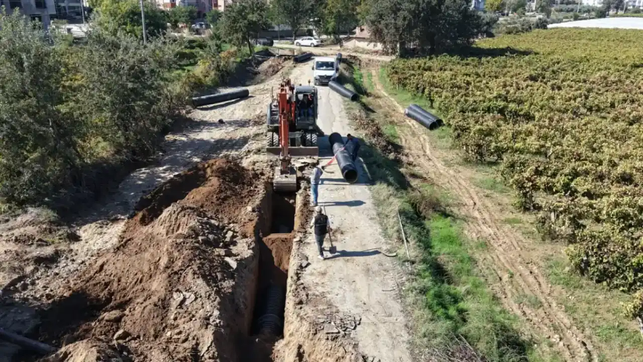 Manisa Sarıgöl'de taşkın riskine karşı hamle