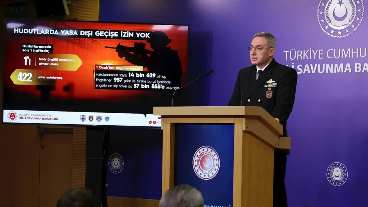 MSB duyurdu: Hudutlarda 422 kişi yakalandı