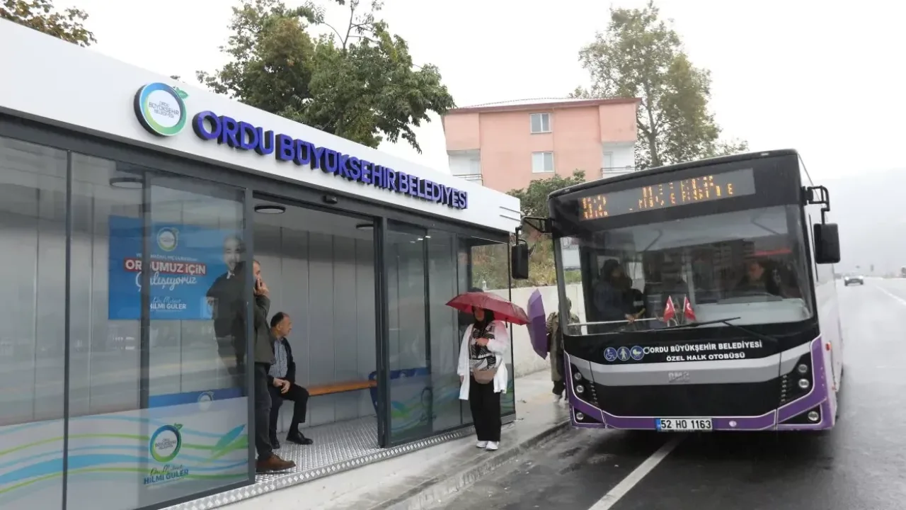 Ordu Şehir Hastanesi'ne modern durak konforu