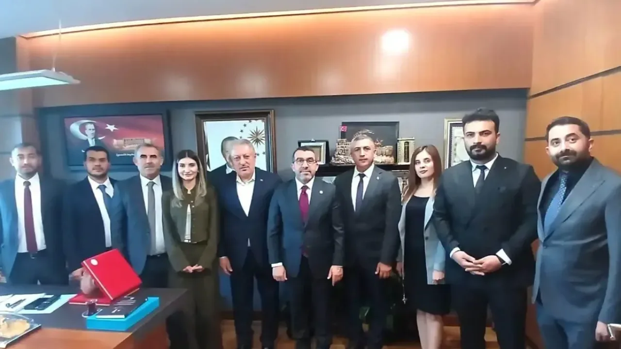 Sağlık-Sen heyetinden Milletvekili Çalkın'a ziyaret