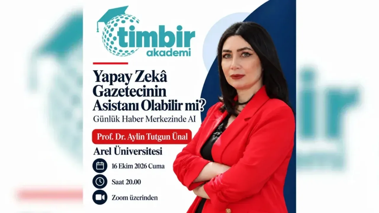 TİMBİR Akademi’de “Yapay Zeka Gazetecinin Asistanı Olabilir mi?”