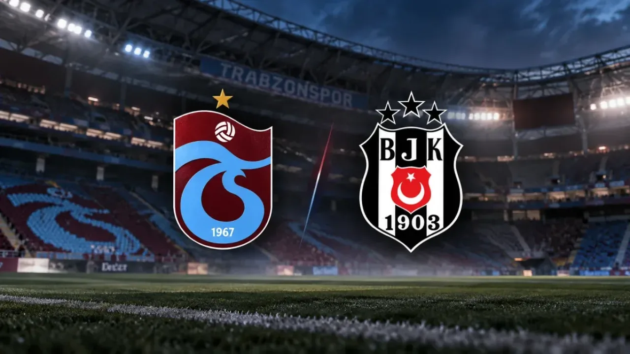 Trabzonspor derbide Beşiktaş’ı devirdi: Papara Park’ta 2-0’lık