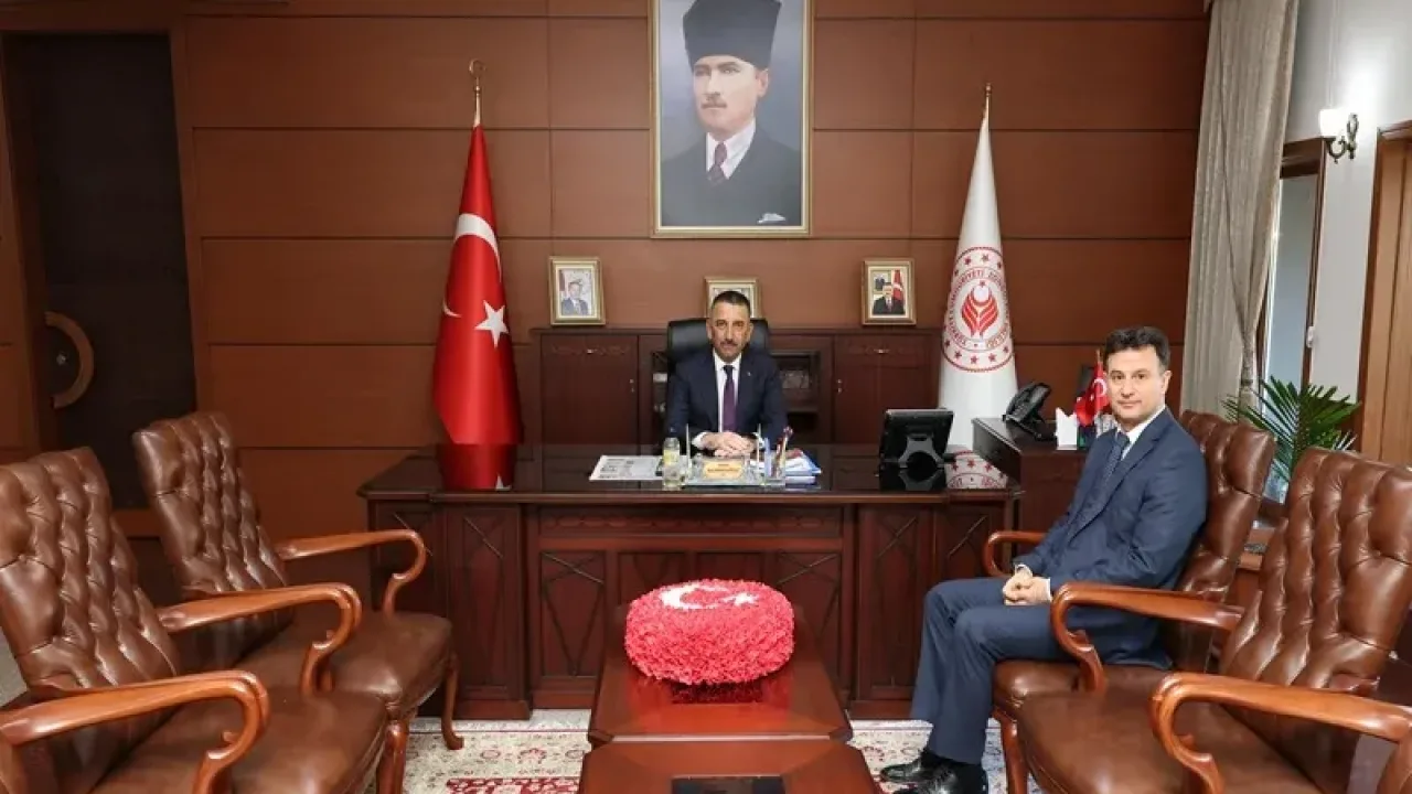 Zonguldak Valisi Hacıbektaşoğlu, Vali Yardımcısı Karasu’yu kabul